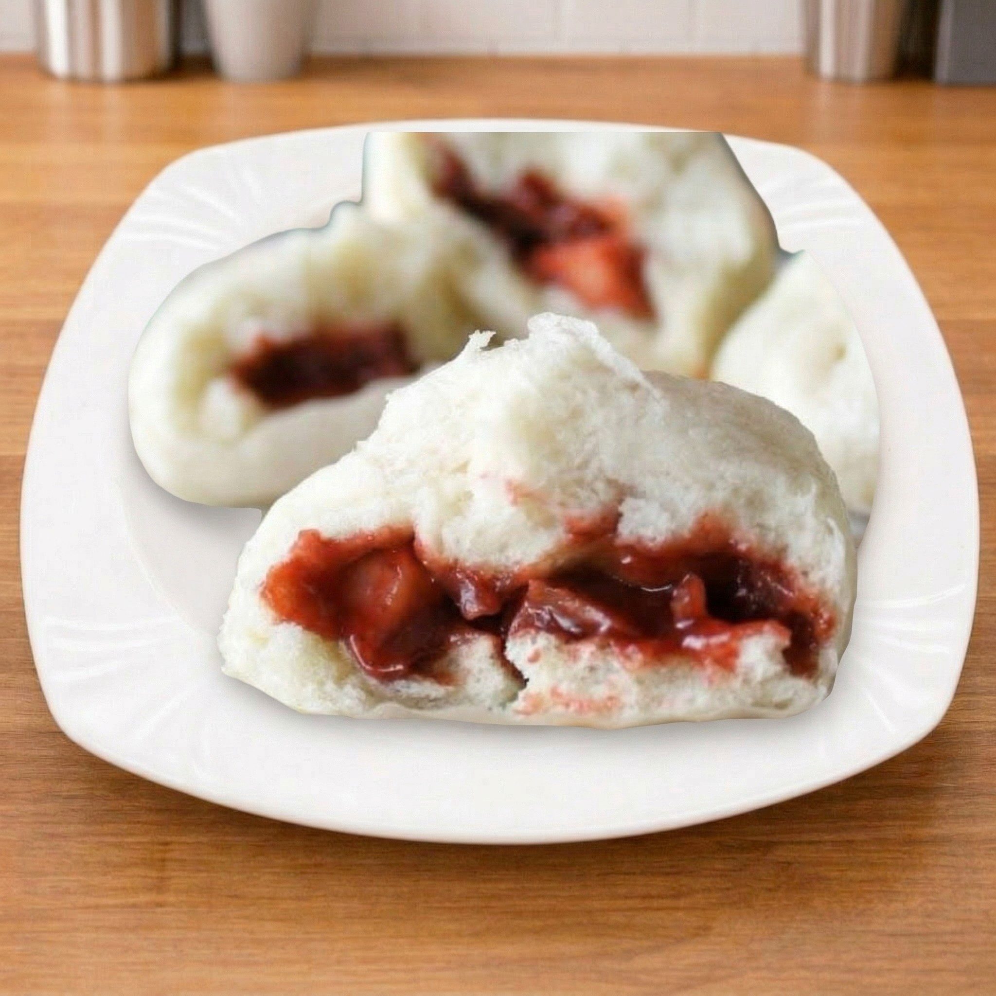 Vegetarian BBQ Pork Bun (3).