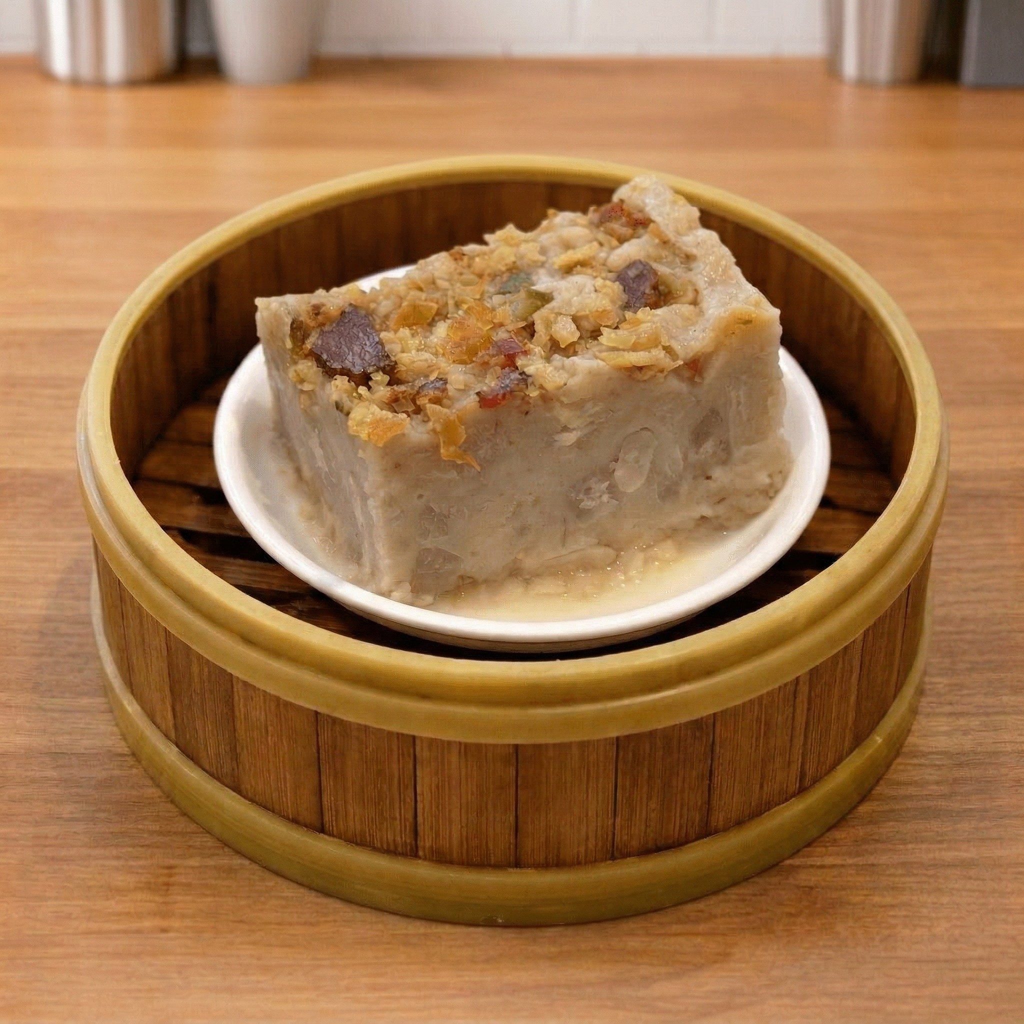 Steam Taro Cake.