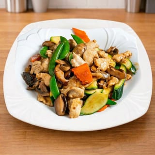 Chicken with Double Mushrooms
