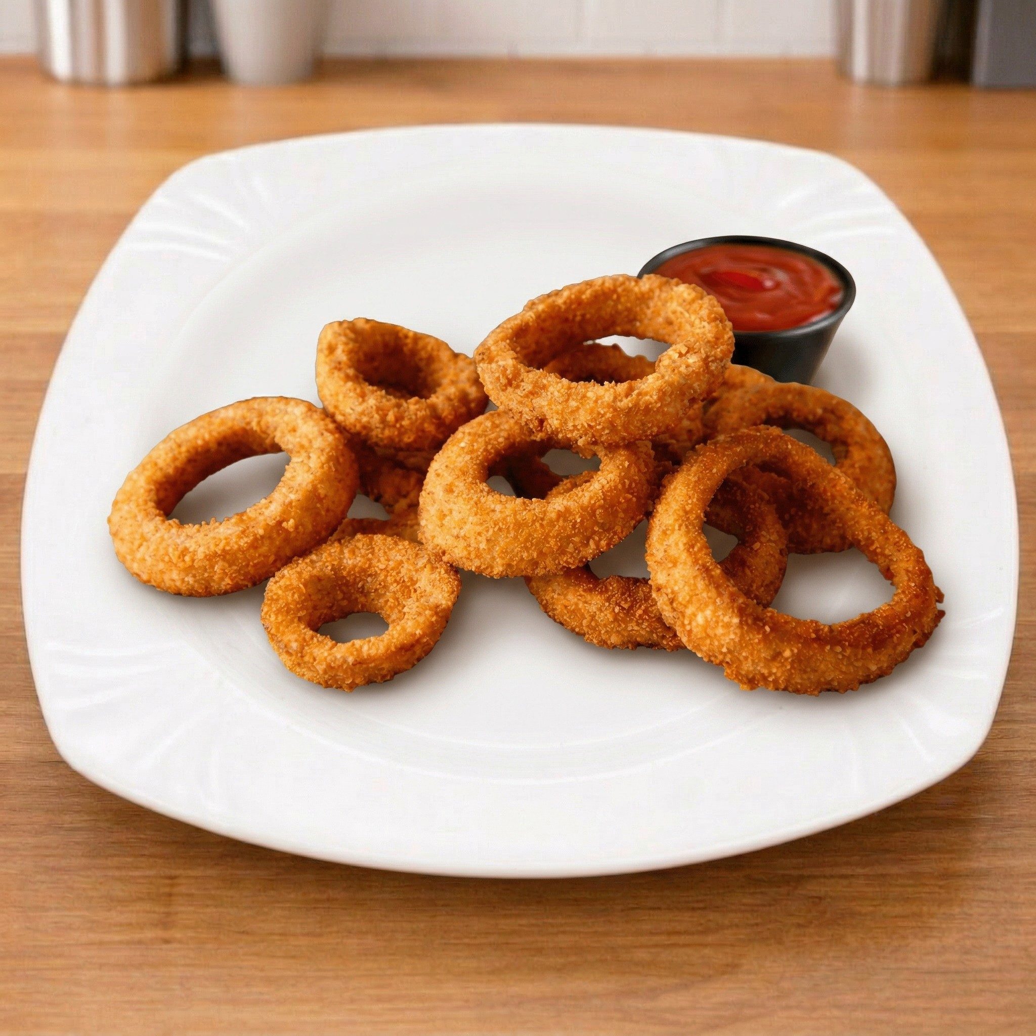 Beer Battered Onion Rings.