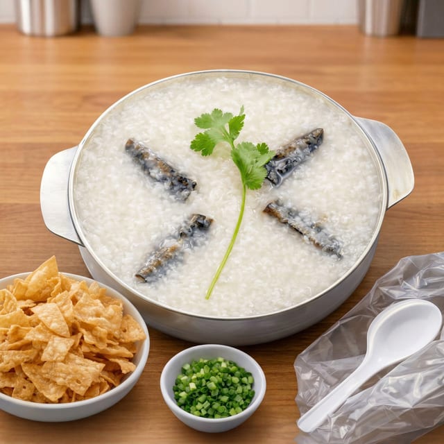 Preserved Egg with Minced Pork Congee.