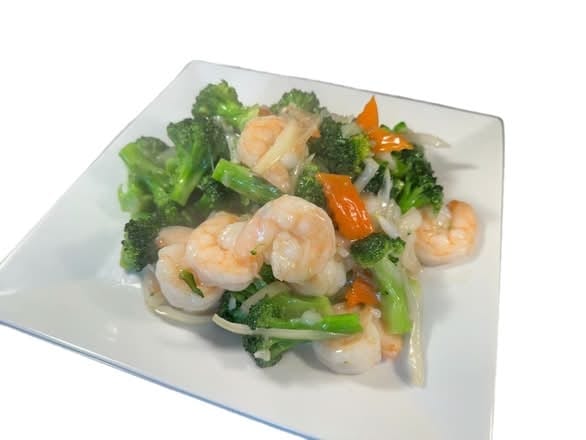 Shrimp with Broccoli.