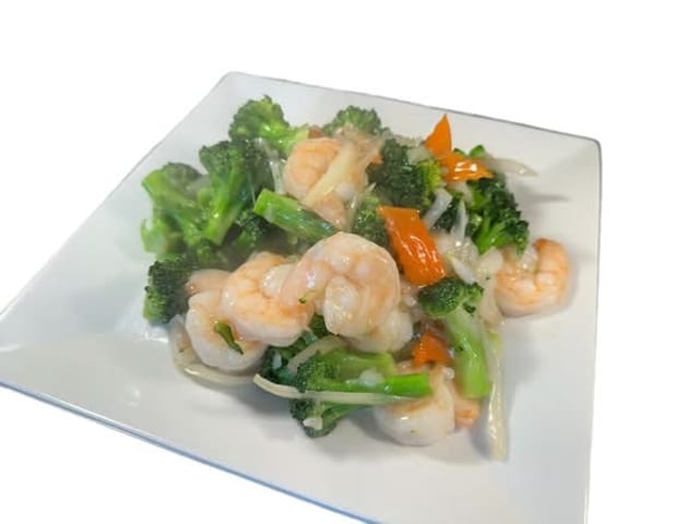 Shrimp with Broccoli.