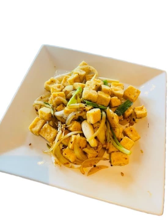 Salt & Pepper Deep Fried Tofu.