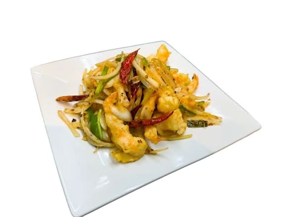 Salt & Pepper Squid and Shrimp.