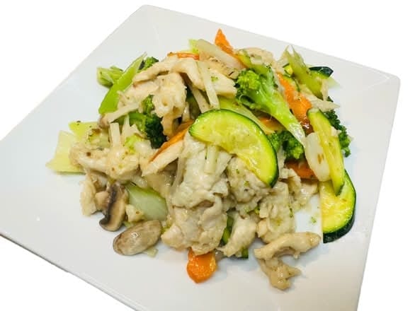 Chicken with Mixed Vegetables.